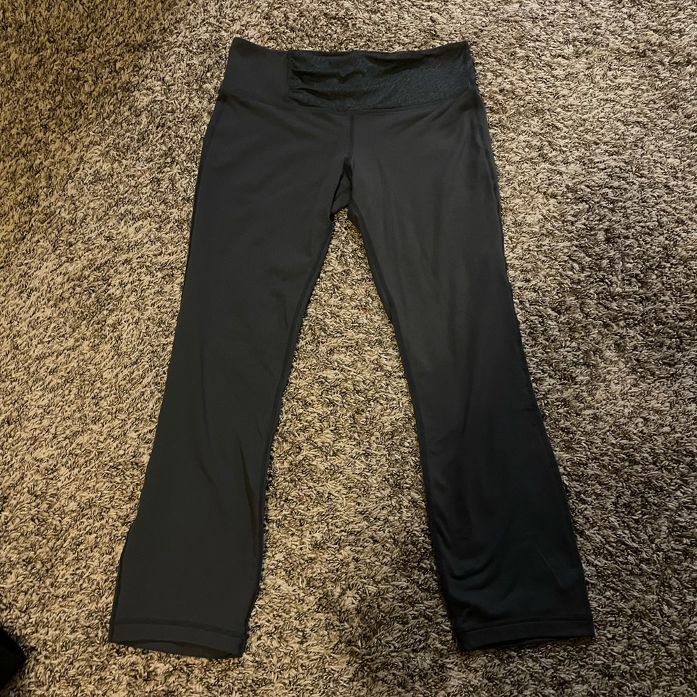 Lululemon dark grey straight leg leggings